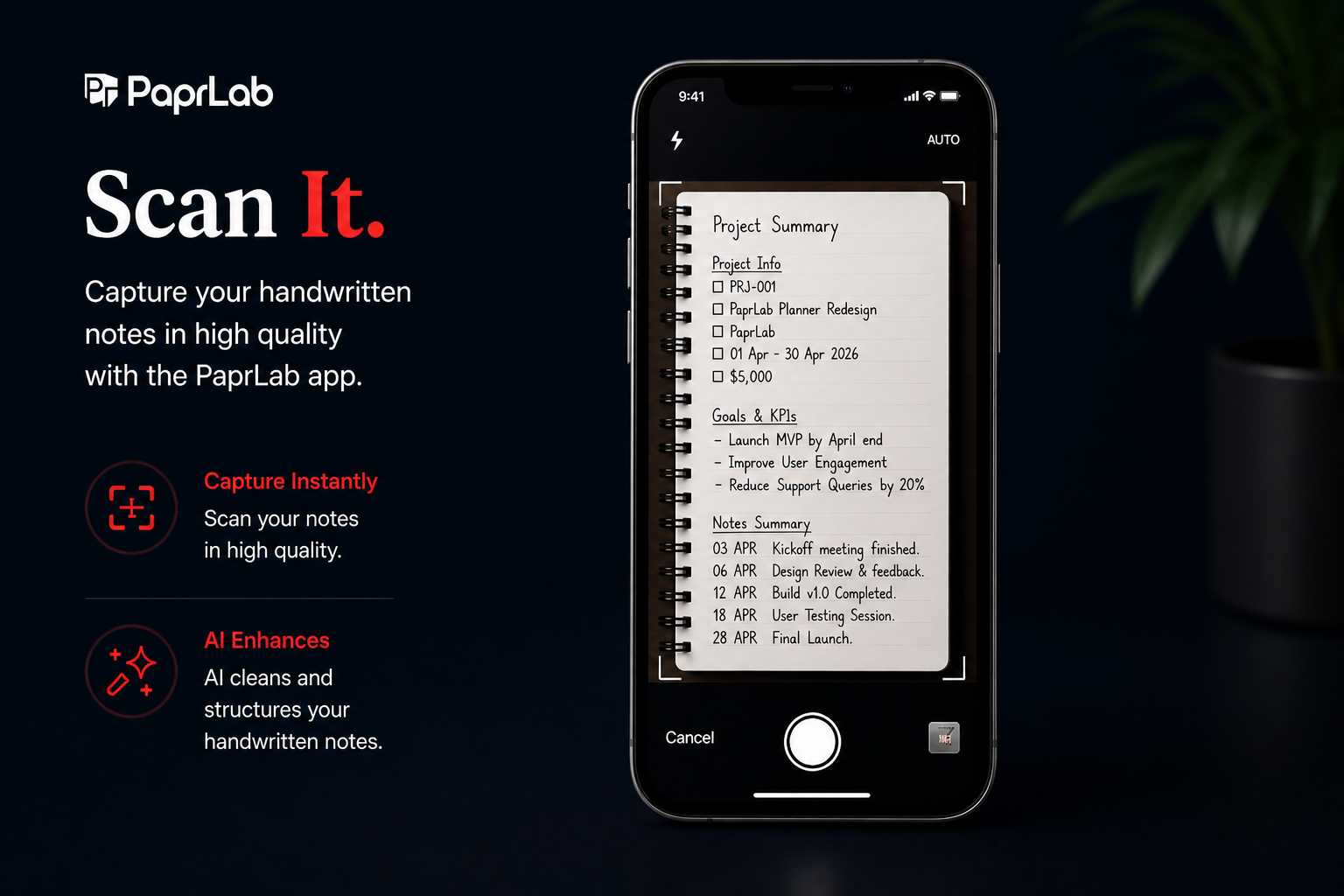 Step 2 Scan It with the PaprLab app